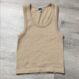 Old Navy Tan Ribbed Tank Top